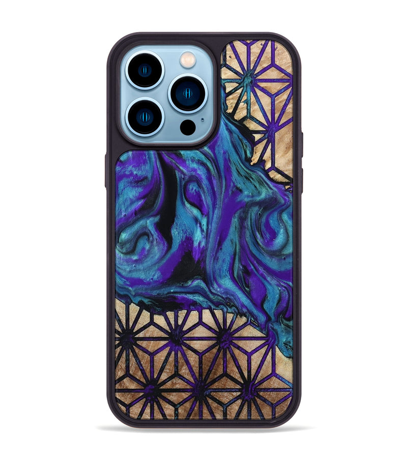 iPhone 14 Pro Max Wood Phone Case - Marnie (Pattern, 800653)