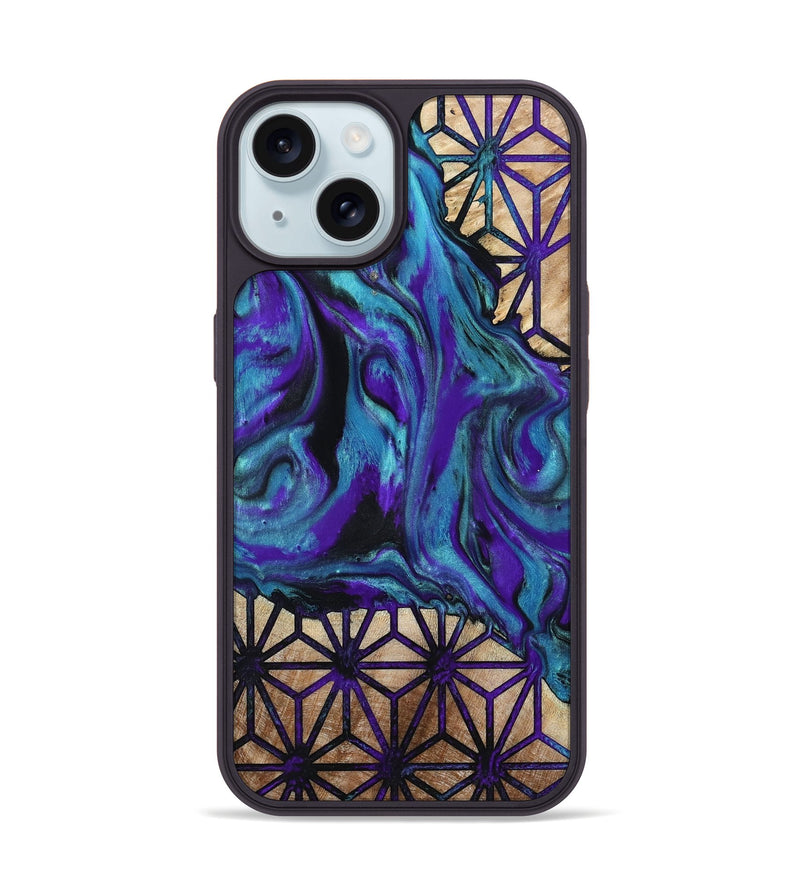 iPhone 15 Wood Phone Case - Marnie (Pattern, 800653)