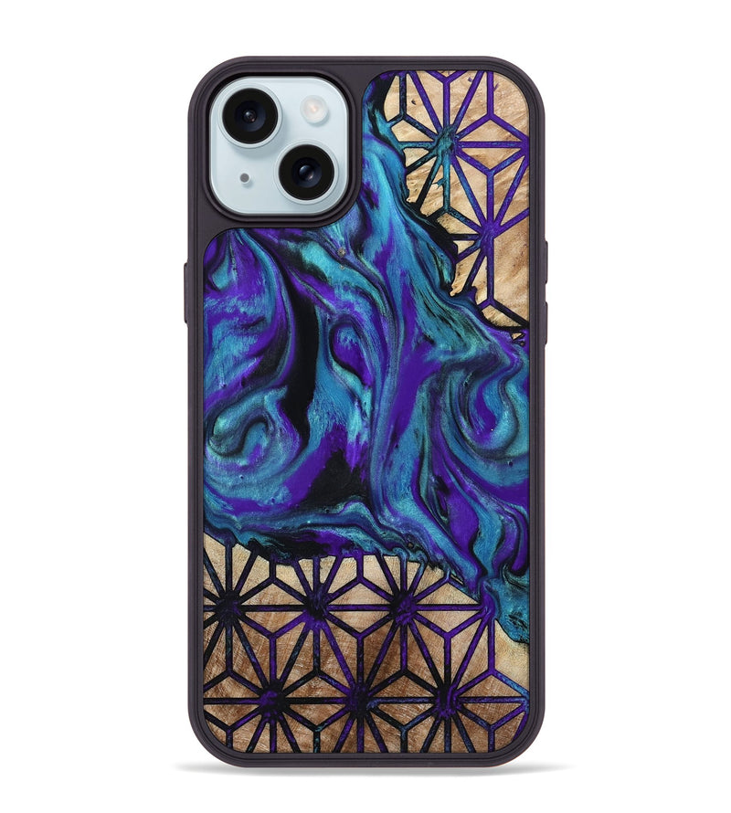 iPhone 15 Plus Wood Phone Case - Marnie (Pattern, 800653)