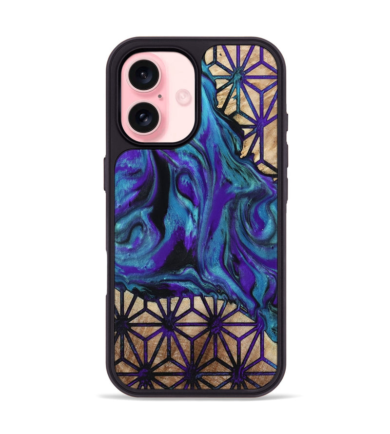 iPhone 16 Wood Phone Case - Marnie (Pattern, 800653)