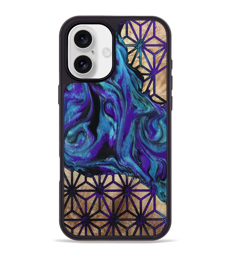 iPhone 16 Plus Wood Phone Case - Marnie (Pattern, 800653)