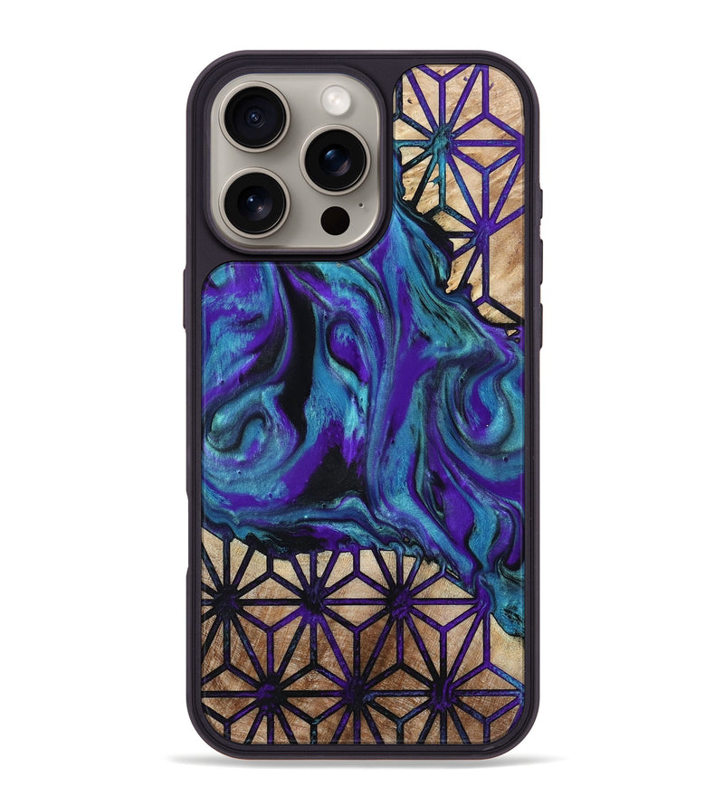 iPhone 16 Pro Max Wood Phone Case - Marnie (Pattern, 800653)