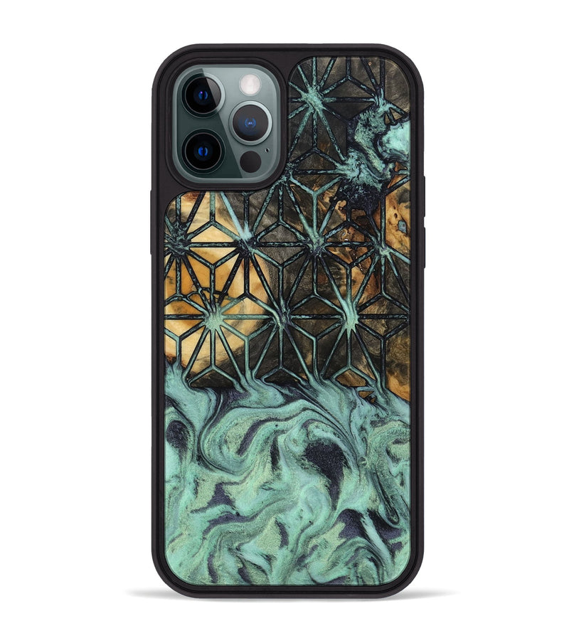 iPhone 12 Pro Max Wood Phone Case - Jena (Pattern, 800658)