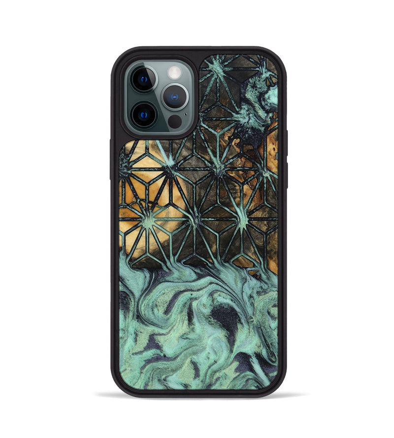 iPhone 12 Pro Wood Phone Case - Jena (Pattern, 800658)