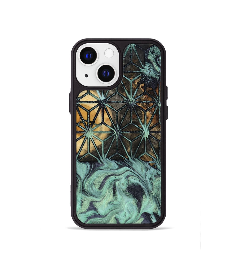 iPhone 13 mini Wood Phone Case - Jena (Pattern, 800658)