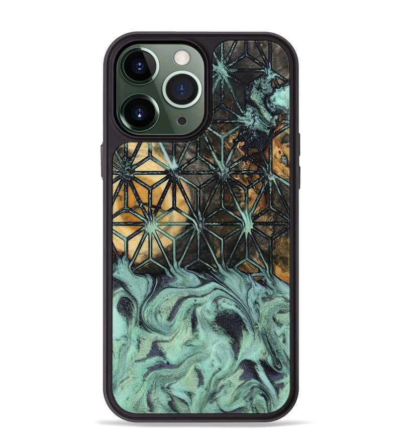 iPhone 13 Pro Max Wood Phone Case - Jena (Pattern, 800658)
