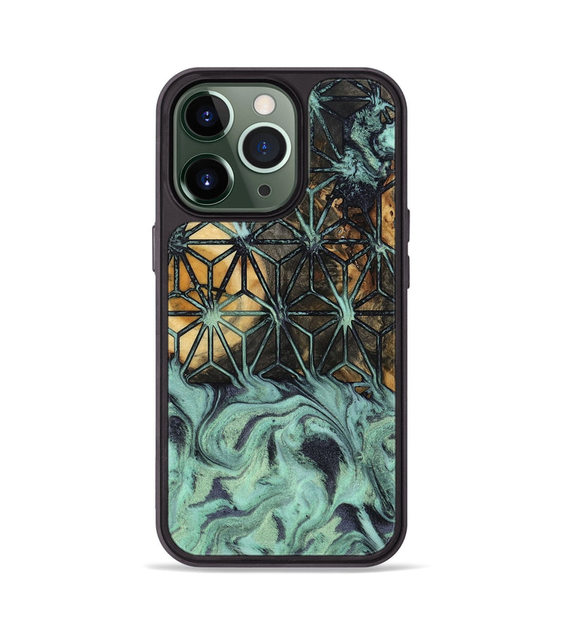 iPhone 13 Pro Wood Phone Case - Jena (Pattern, 800658)