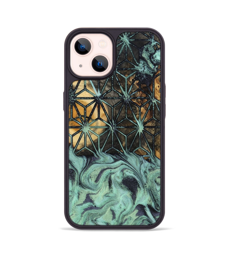 iPhone 14 Wood Phone Case - Jena (Pattern, 800658)