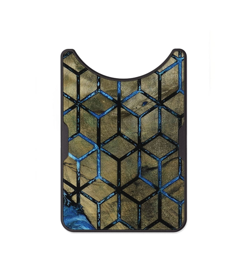 Alloy Wood Wallet - Lila (Pattern, 800659)