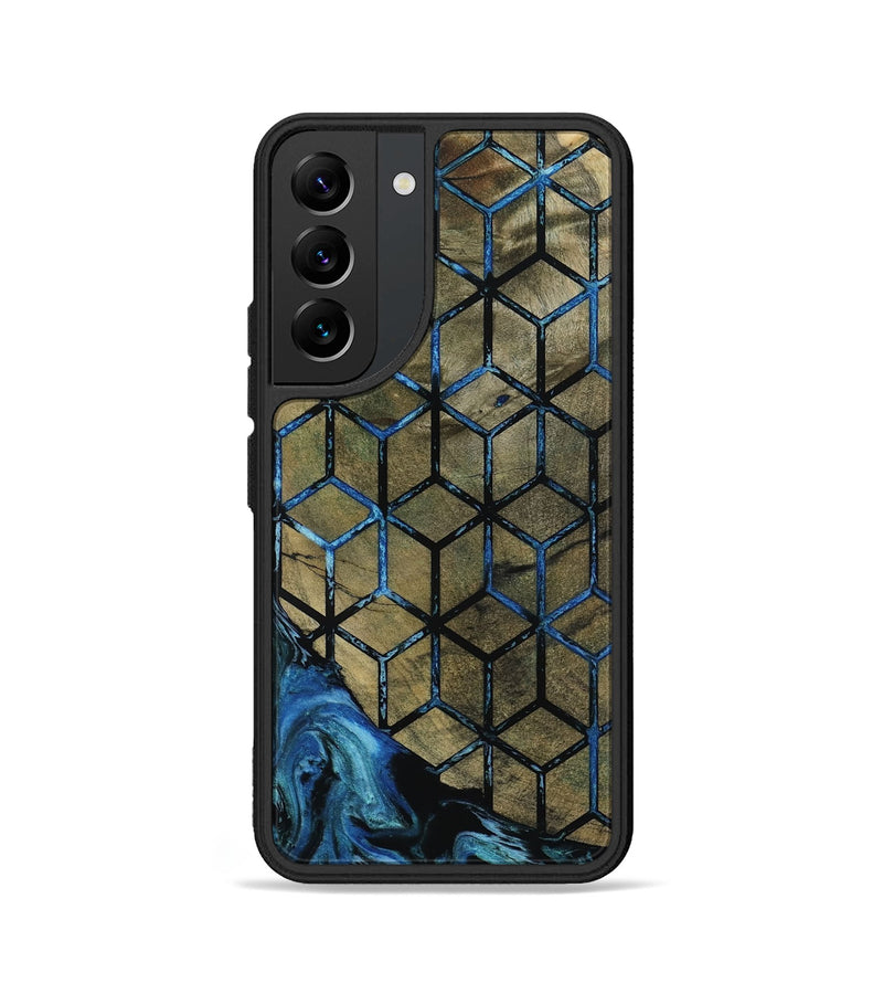 Galaxy S22 Wood Phone Case - Lila (Pattern, 800659)