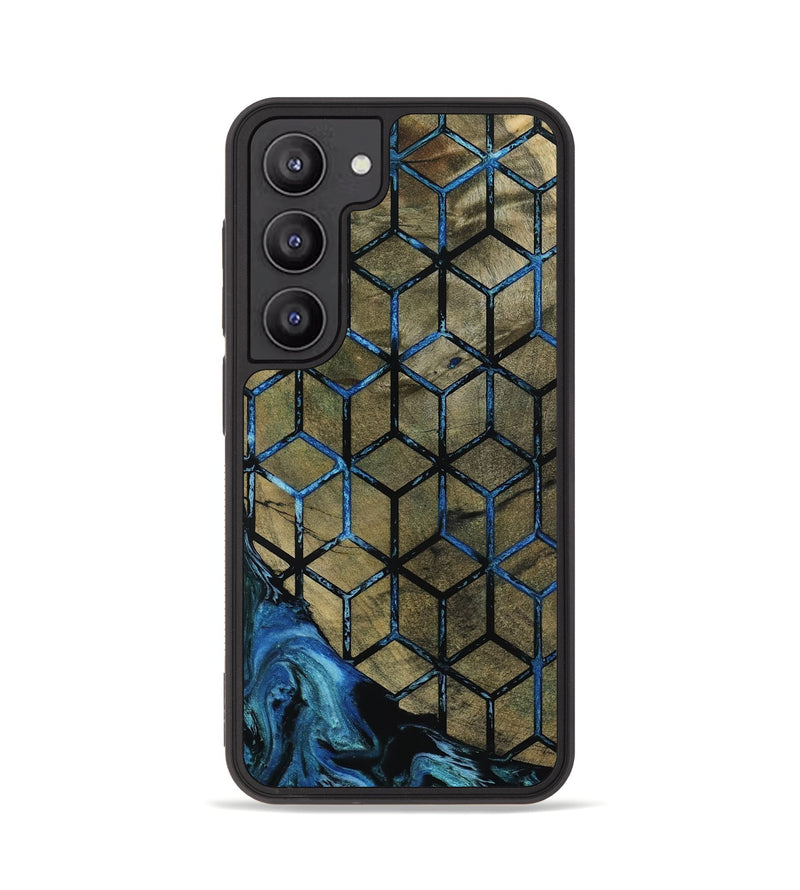 Galaxy S23 Wood Phone Case - Lila (Pattern, 800659)