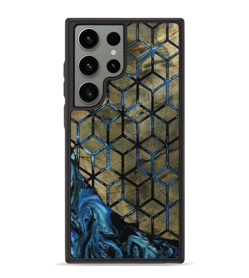 Galaxy S23 Ultra Wood Phone Case - Lila (Pattern, 800659)