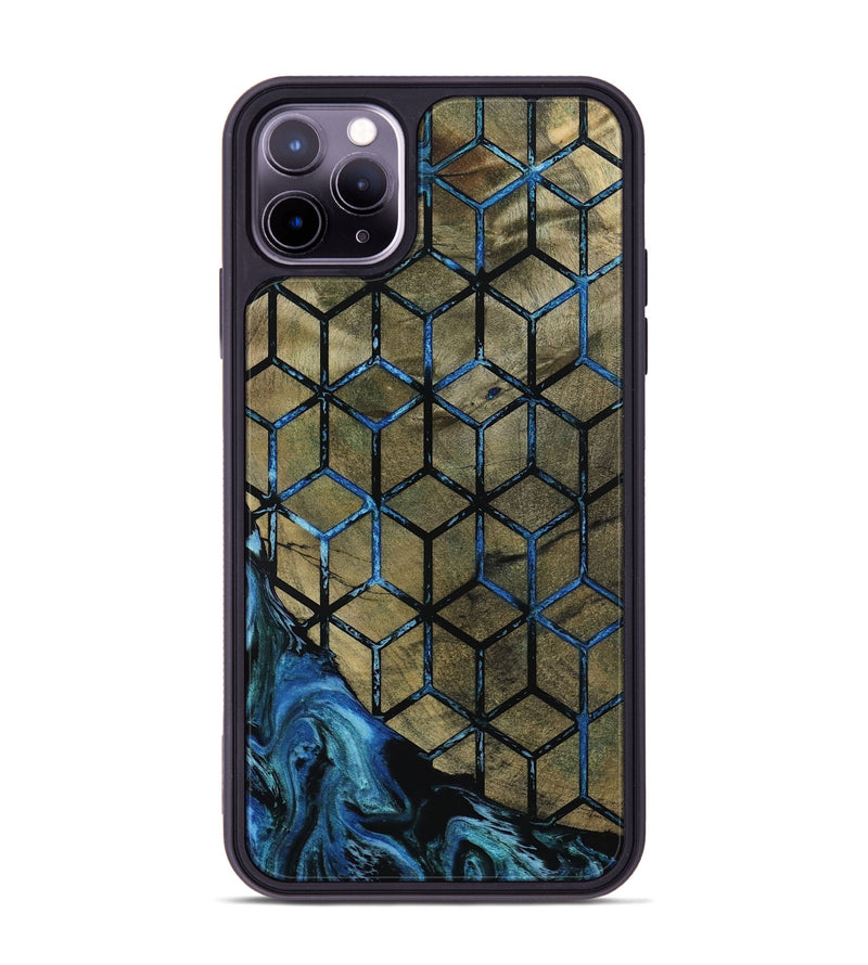 iPhone 11 Pro Max Wood Phone Case - Lila (Pattern, 800659)