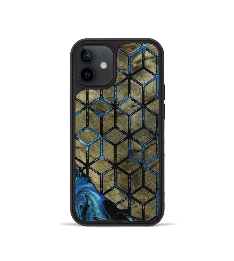 iPhone 12 mini Wood Phone Case - Lila (Pattern, 800659)