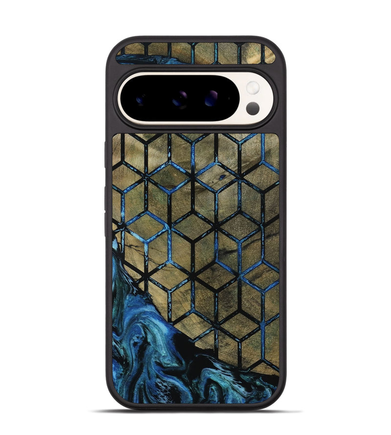 Pixel 9 Pro Wood Phone Case - Lila (Pattern, 800659)