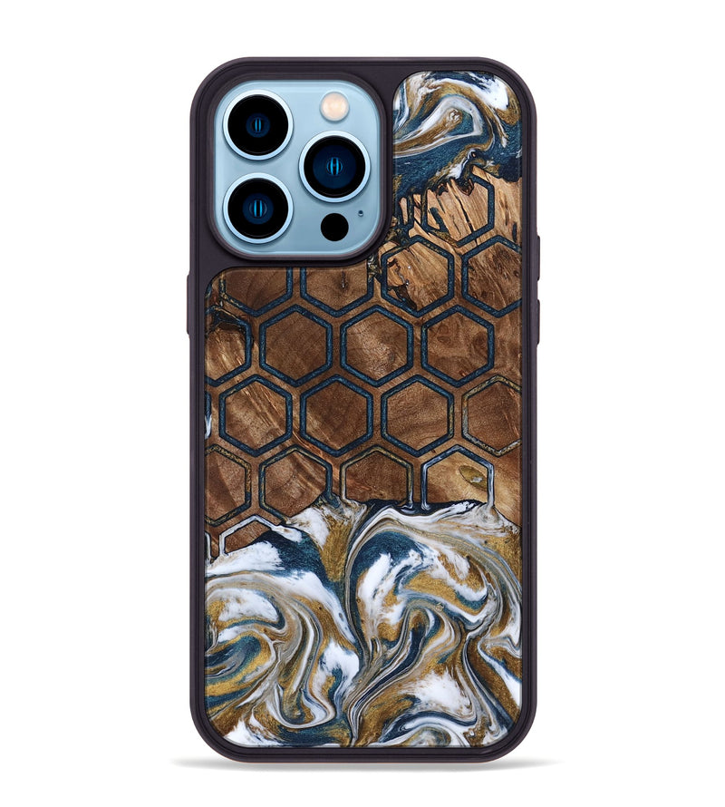 iPhone 14 Pro Max Wood Phone Case - Renae (Pattern, 800660)