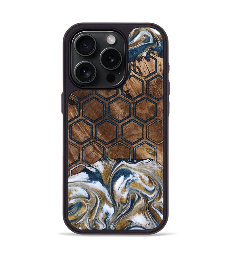 iPhone 15 Pro Wood Phone Case - Renae (Pattern, 800660)