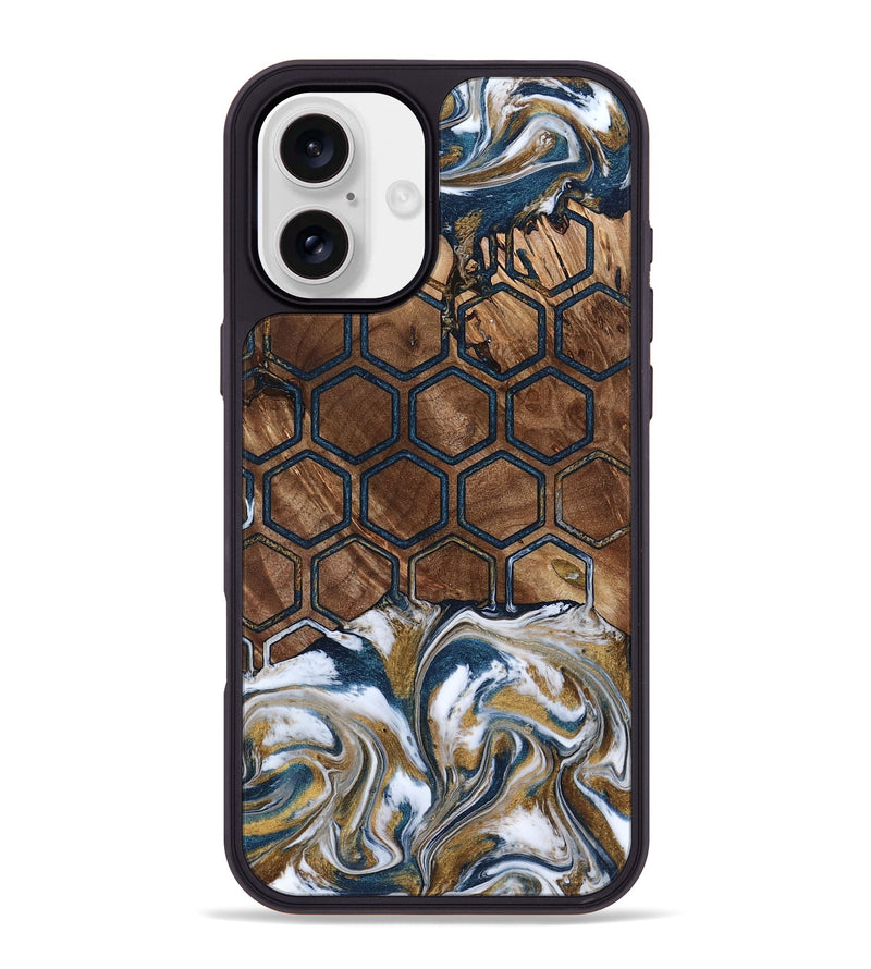 iPhone 16 Plus Wood Phone Case - Renae (Pattern, 800660)