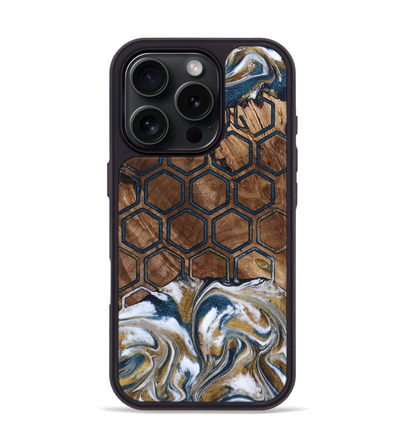 iPhone 16 Pro Wood Phone Case - Renae (Pattern, 800660)