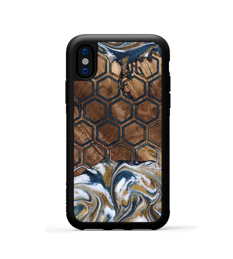 iPhone Xs Wood Phone Case - Renae (Pattern, 800660)