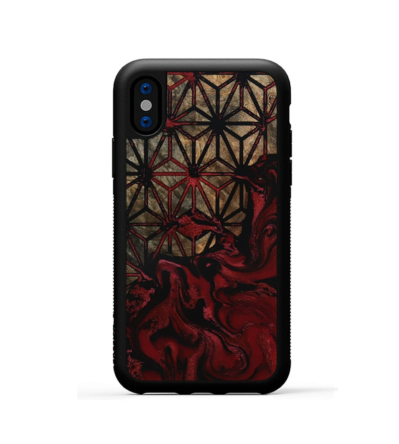 iPhone Xs Wood Phone Case - Cassidy (Pattern, 800661)