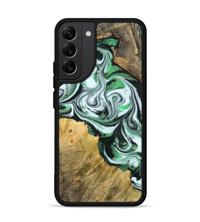 Galaxy S22 Plus Wood Phone Case - Jaclyn (Green, 800662)