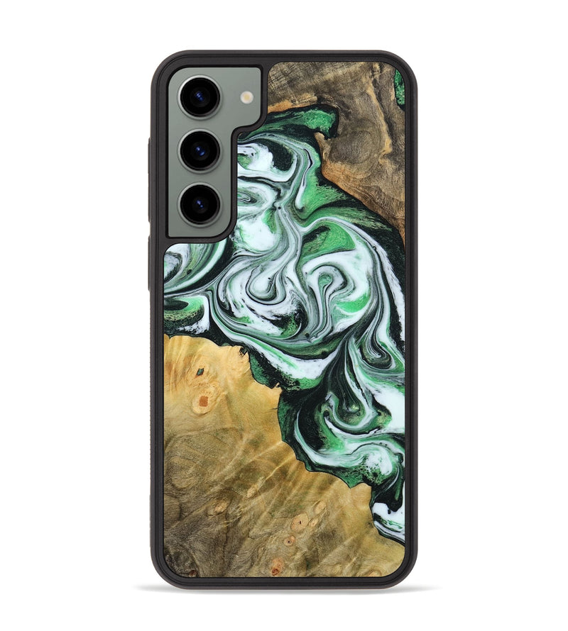 Galaxy S23 Plus Wood Phone Case - Jaclyn (Green, 800662)