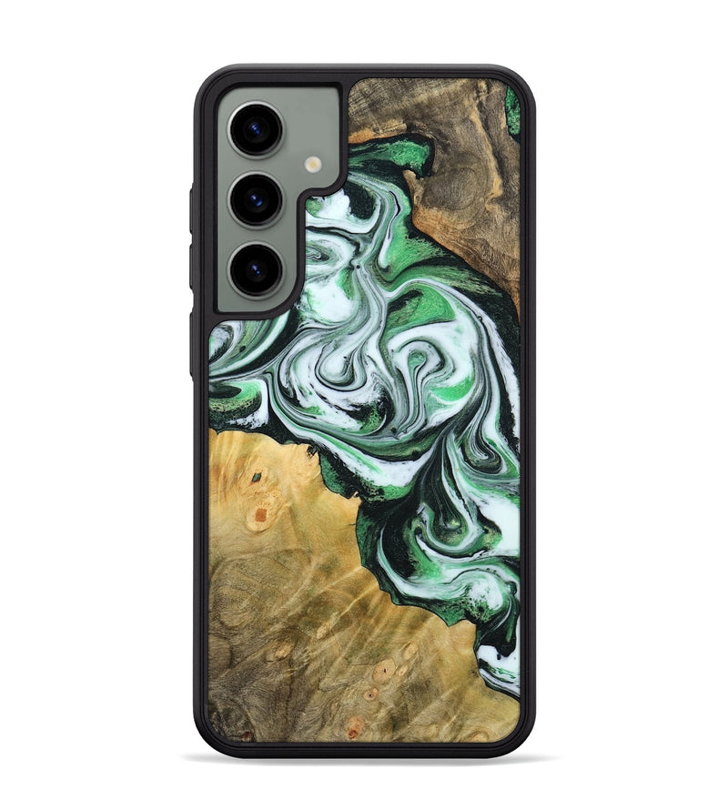 Galaxy S24 Plus Wood Phone Case - Jaclyn (Green, 800662)