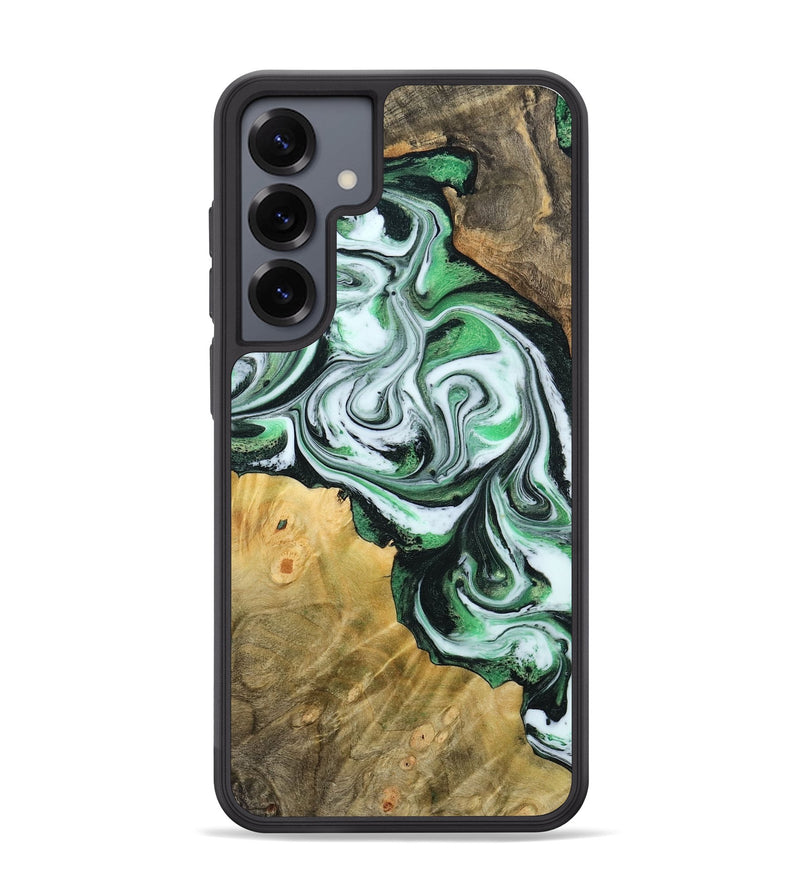 Galaxy S25 Plus Wood Phone Case - Jaclyn (Green, 800662)