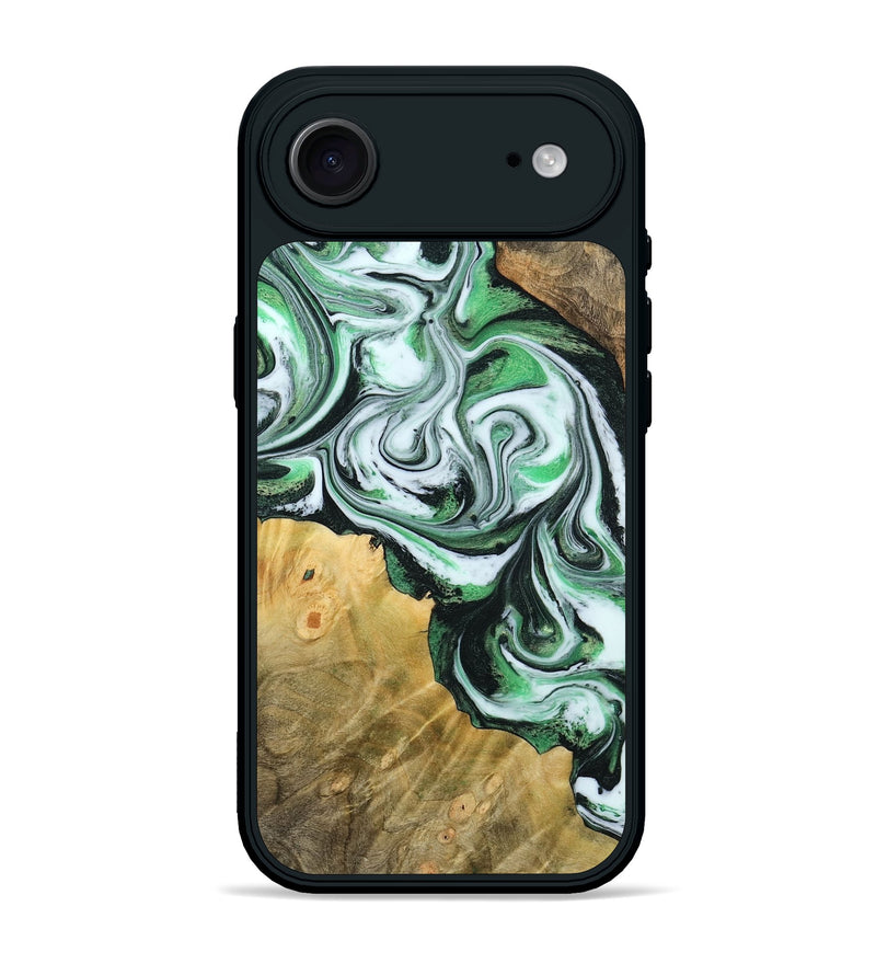 iPhone 17 Air Wood Phone Case - Jaclyn (Green, 800662)