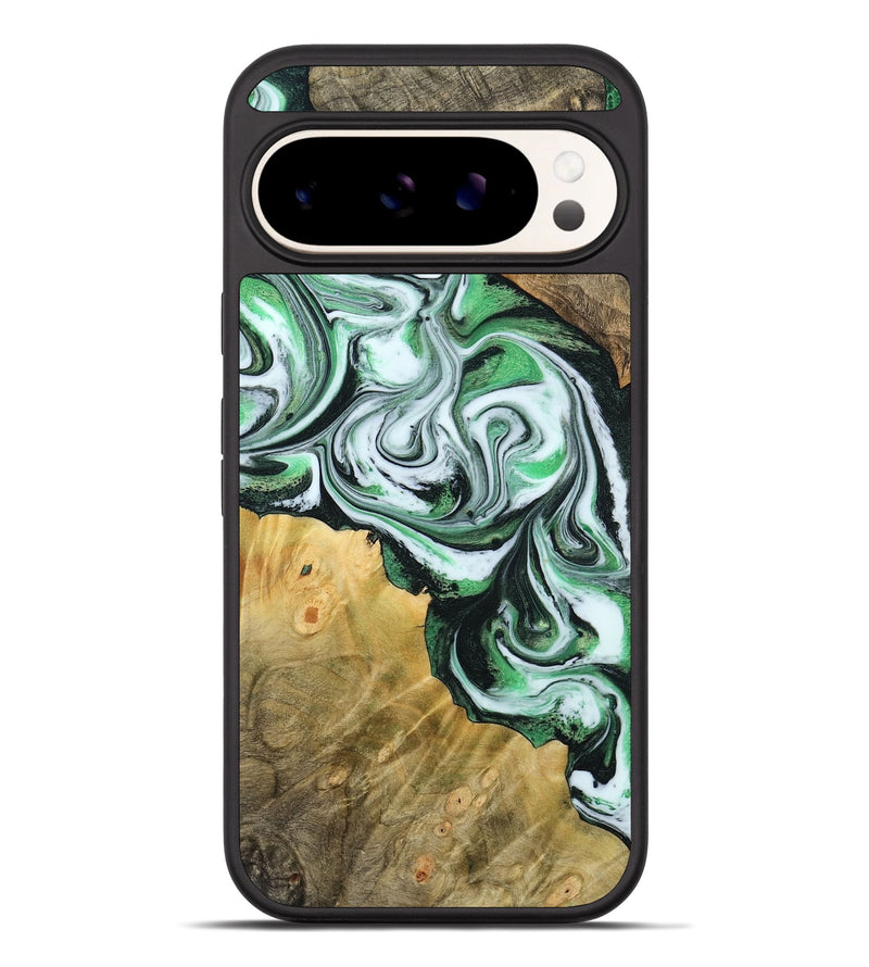 Pixel 10 Pro XL Wood Phone Case - Jaclyn (Green, 800662)