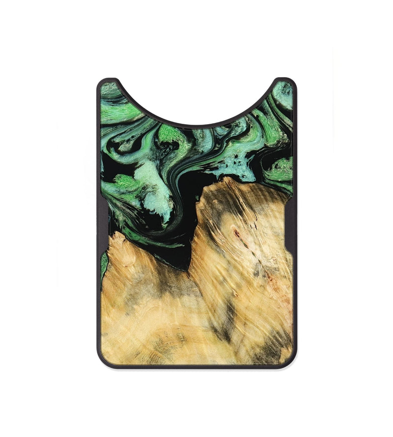Alloy Wood Wallet - Camila (Green, 800663)