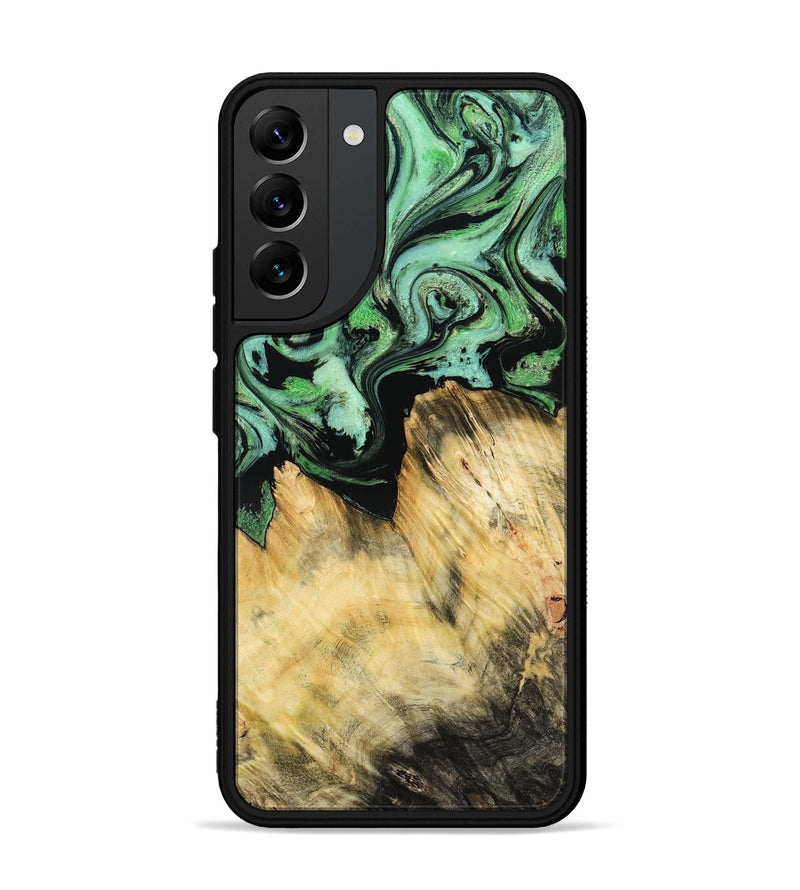 Galaxy S22 Plus Wood Phone Case - Camila (Green, 800663)