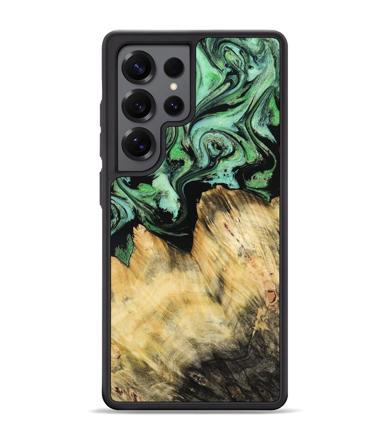 Galaxy S25 Ultra Wood Phone Case - Camila (Green, 800663)