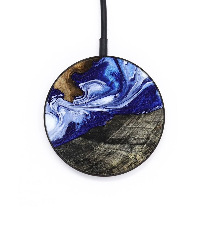 Circle Wood Wireless Charger - Maxwell (Blue, 800664)
