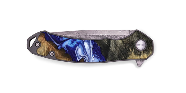 EDC Wood Pocket Knife - Maxwell (Blue, 800664)