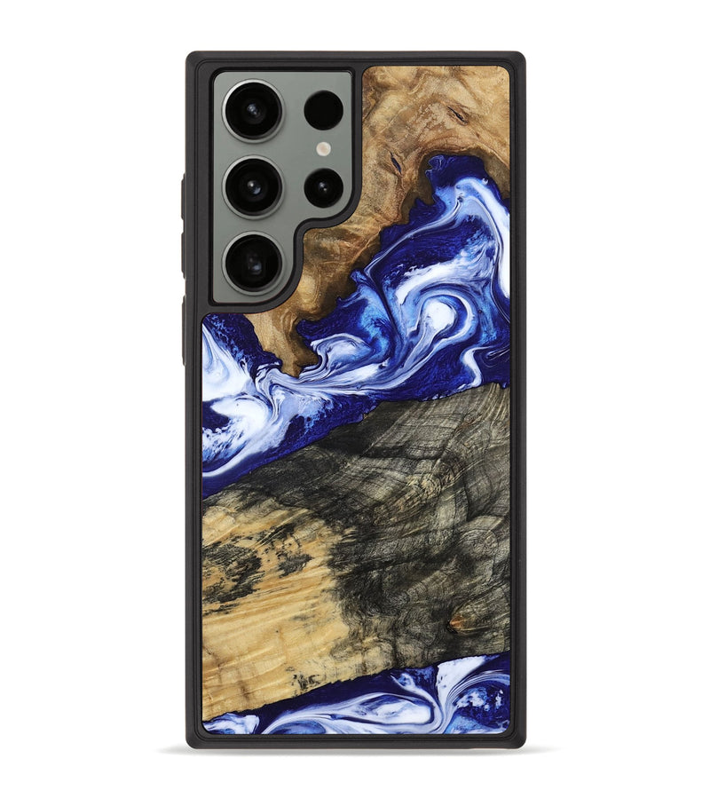 Galaxy S23 Ultra Wood Phone Case - Maxwell (Blue, 800664)
