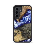 Galaxy S24 Wood Phone Case - Maxwell (Blue, 800664)