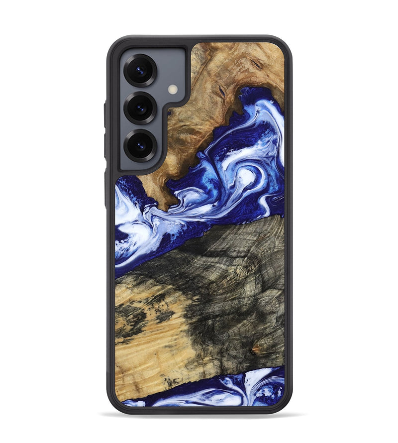 Galaxy S25 Plus Wood Phone Case - Maxwell (Blue, 800664)
