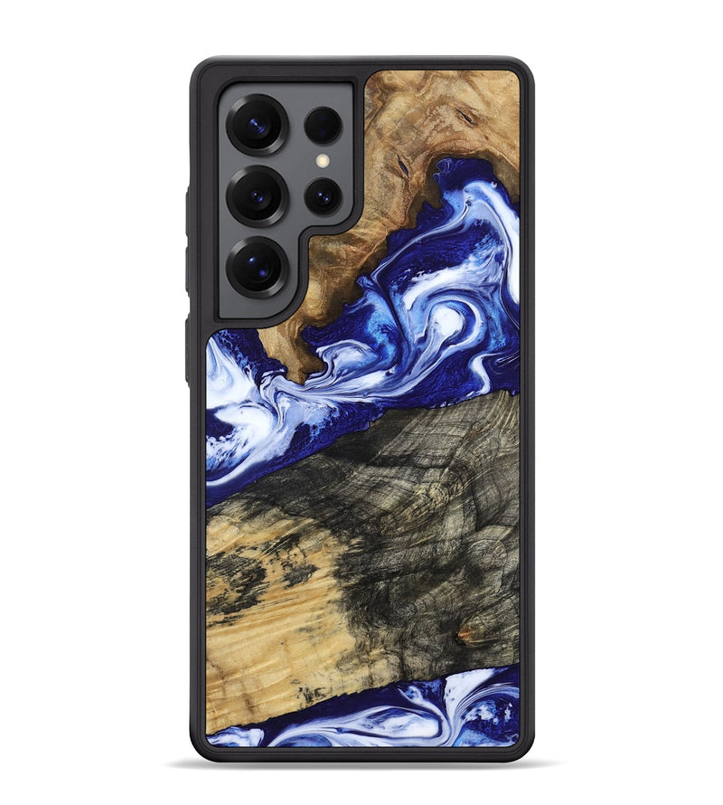 Galaxy S25 Ultra Wood Phone Case - Maxwell (Blue, 800664)