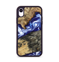 iPhone Xr Wood Phone Case - Maxwell (Blue, 800664)