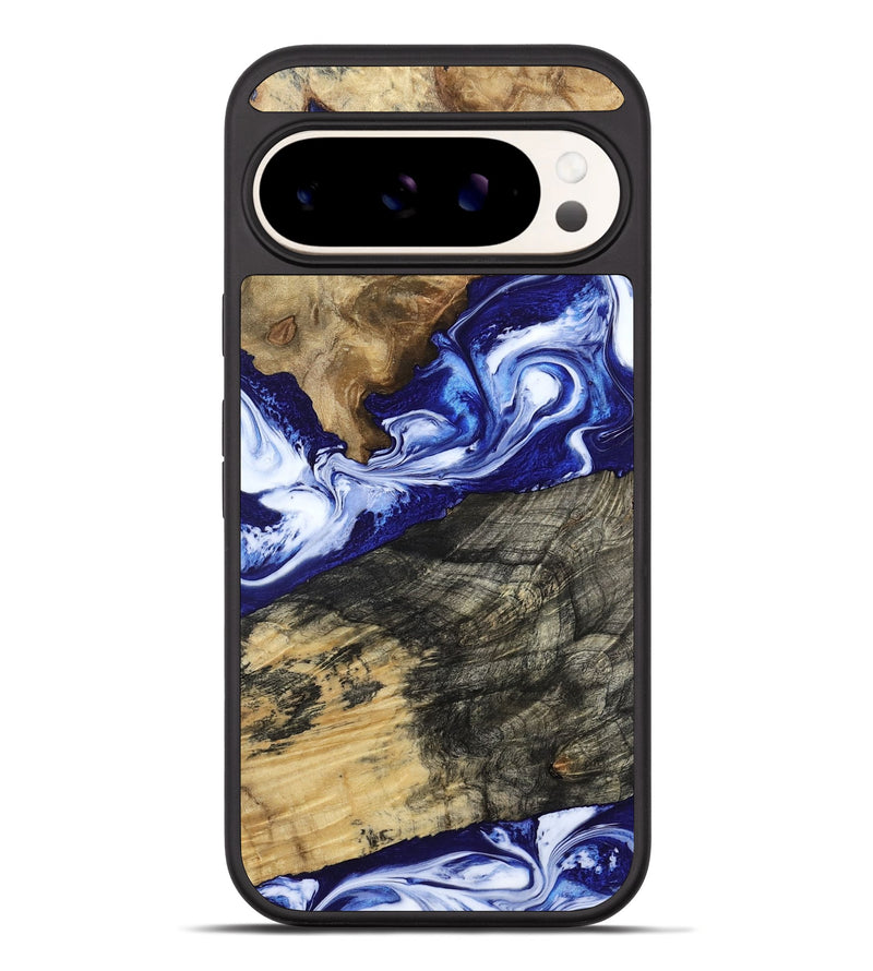 Pixel 10 Pro XL Wood Phone Case - Maxwell (Blue, 800664)