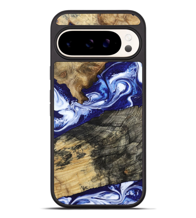 Pixel 9 Pro XL Wood Phone Case - Maxwell (Blue, 800664)