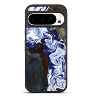 Pixel 10 Pro XL Wood Phone Case - Ed (Blue, 800666)