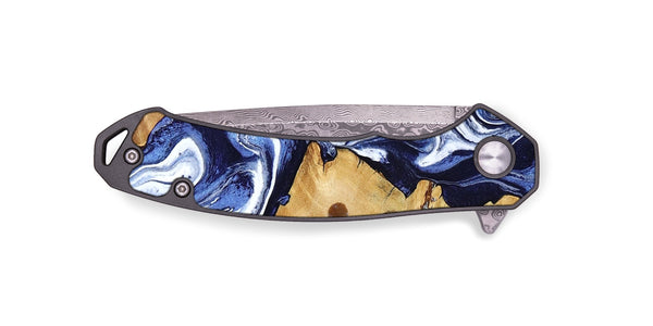 EDC Wood Pocket Knife - Zona (Blue, 800667)