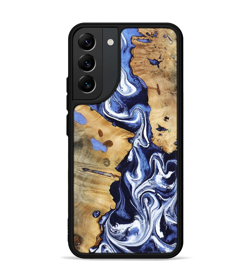Galaxy S22 Plus Wood Phone Case - Zona (Blue, 800667)