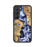Galaxy S23 Wood Phone Case - Zona (Blue, 800667)
