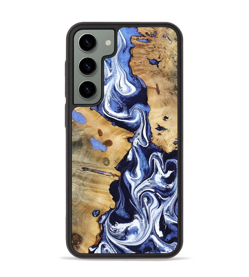 Galaxy S23 Plus Wood Phone Case - Zona (Blue, 800667)