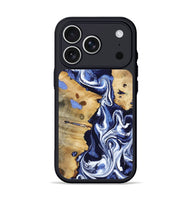 iPhone 17 Pro Wood Phone Case - Zona (Blue, 800667)