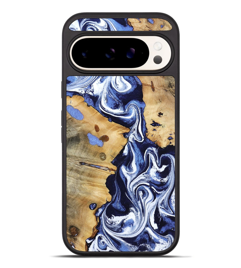 Pixel 10 Pro XL Wood Phone Case - Zona (Blue, 800667)